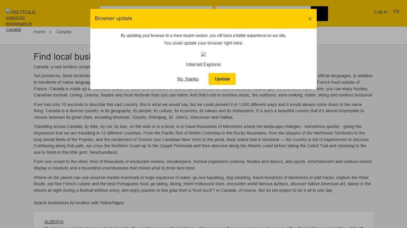 Search the Phonebook by Location: Find a Canada Business Listing YellowPages.ca